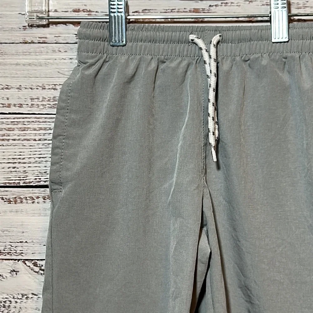 First Wave Pull-On Crosshatch Synthetic Shorts Gray 8 Big Boys
